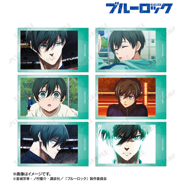 TVアニメ『ブルーロック』 糸師凛 場面写イラストカード6枚セット[アルマビアンカ]《発売済・在庫品》