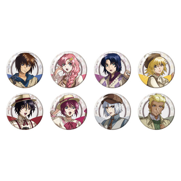 機動戦士ガンダムSEED FREEDOM preppy style 缶バッジ 8個入りBOX（再販）[サンスター文具]《０１月予約》