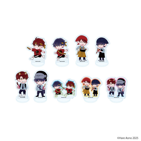 アクリルぷちスタンド「あらしといぶき」01/描き下ろしイラスト 9個入りBOX[A3]《０２月予約》