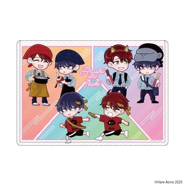 キャラクリアケース「あらしといぶき」02/集合デザインB(描き下ろしイラスト)[A3]《０２月予約》