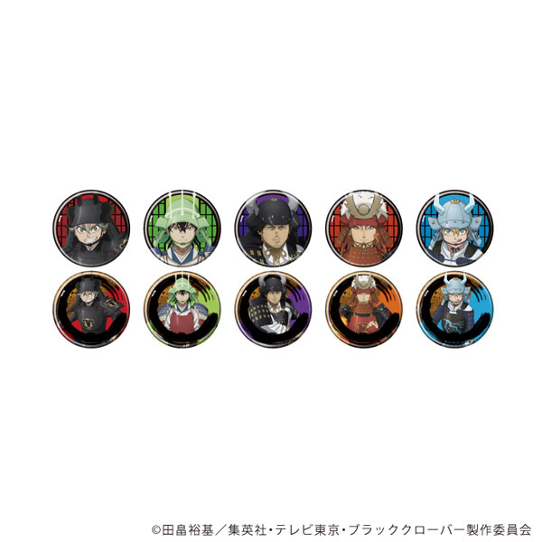 缶バッジ「ブラッククローバー」22/甲冑ver. 描き下ろしイラスト 10個