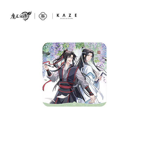 アニメ「魔道祖師」 停雲香霽Ver. スクエア缶バッジ[KAZE]《発売済
