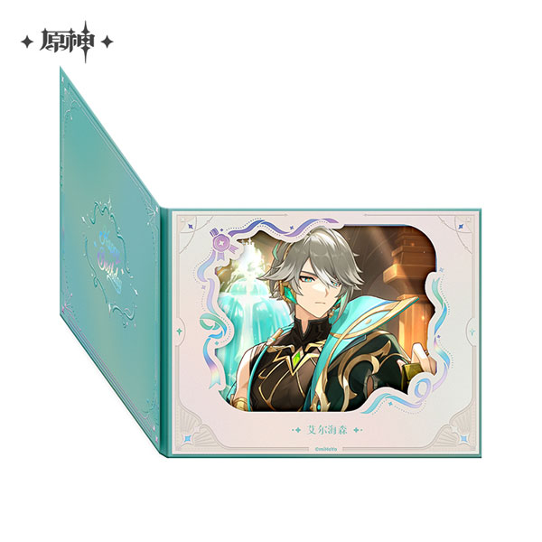 原神「命定の日」 キャラめくり式花窓風色紙 アルハイゼン(2025