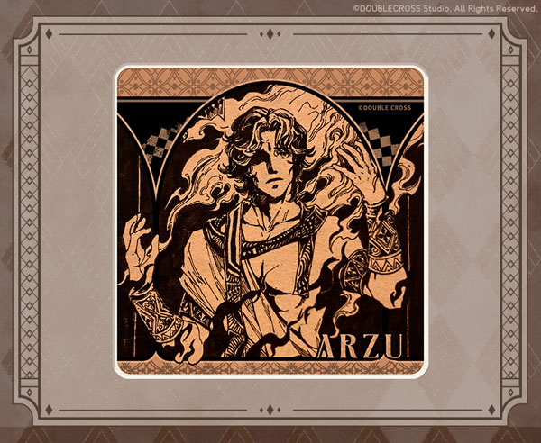 Double Cross スルタンのゲーム 壁画シリーズ スクエアコースター