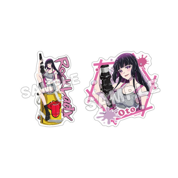 ロックは淑女の嗜みでして ホログラムダイカットステッカーセット 黒鉄音羽[TBSグロウディア]《０１月予約》