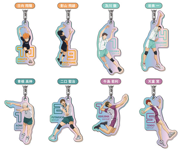 オーロラアクリルキーホルダー ハイキュー！！ Vol.1 8個入りBOX[ハセ・プロ]《発売済・在庫品》