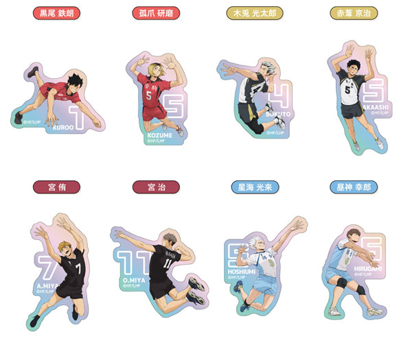 オーロラダイカットステッカー ハイキュー！！ B 16個入りBOX