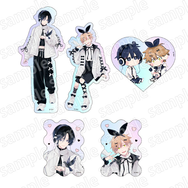 オーロラステッカーセット 君には届かない。 BLACK＆PINK ver.[KADOKAWA]《０３月予約》