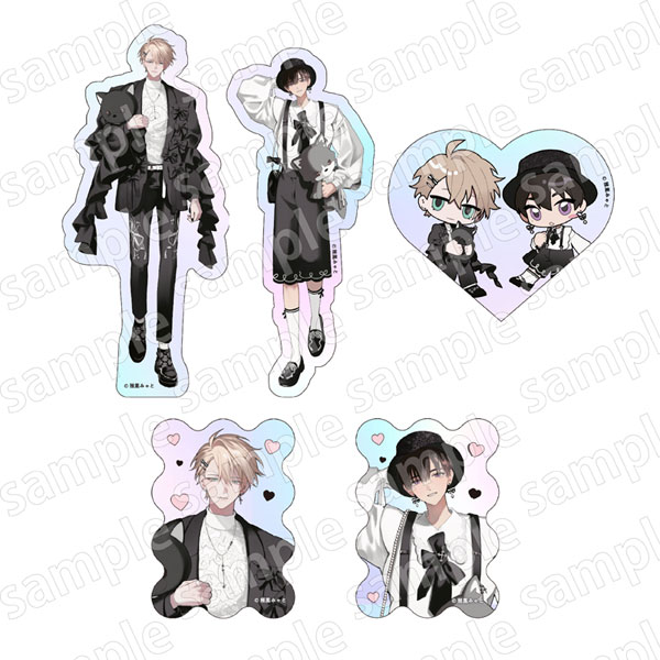 オーロラステッカーセット ブラックシープ BLACK＆PINK ver.[KADOKAWA]《０３月予約》