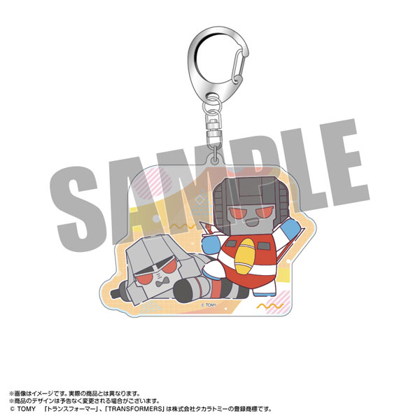 【限定販売】もちぼっつ トランスフォーマー アクリルキーホルダー スタースクリーム (ポーズ)[あみあみ]《０２月予約》