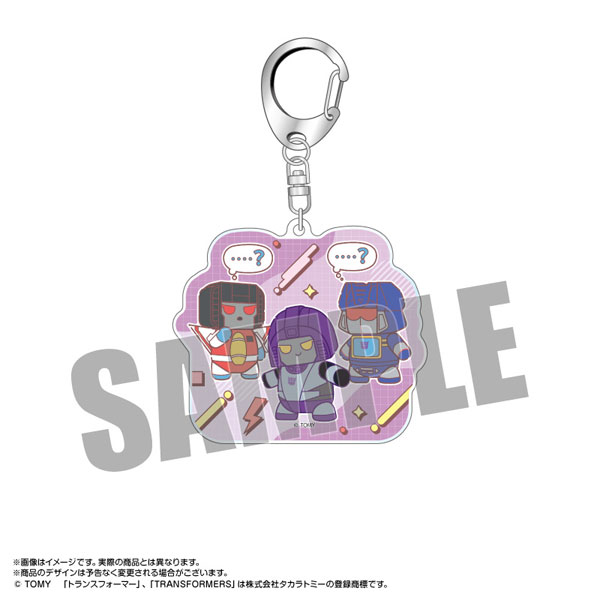 【限定販売】もちぼっつ トランスフォーマー アクリルキーホルダー リジェ デストロンカラー Ver. (ポーズ)[あみあみ]《０２月予約》