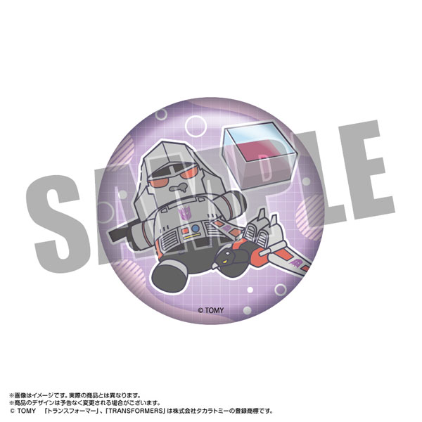 【限定販売】もちぼっつ トランスフォーマー 缶バッジ メガトロン (ポーズ)[あみあみ]《０２月予約》