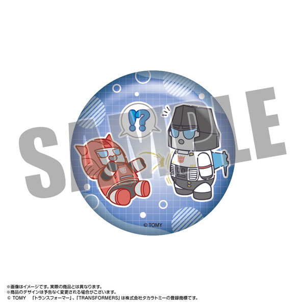 【限定販売】もちぼっつ トランスフォーマー 缶バッジ メガトロン シャッタードグラス Ver. (ポーズ)[あみあみ]《０２月予約》