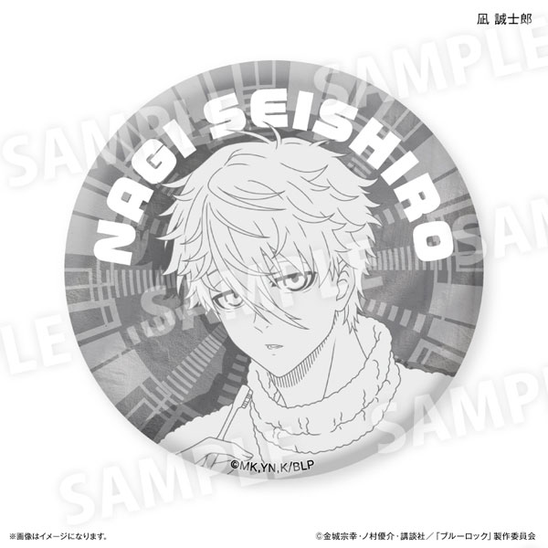 ブルーロック Wake Up ＆ Get Ready 線画缶バッジ 凪誠士郎[カルチュア・エンタテインメント]《０２月予約》
