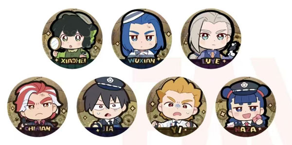 羅小黒戦記2 妖霊探案簿シリーズ ブリキ缶バッジ ブラインドパック 7個入りBOX[FansZ]《０１月予約》