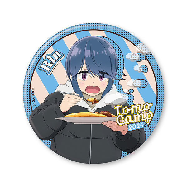 ゆるキャン△ ⭐︎リン・千明⭐︎ セガカフェ　まんがタイムきらら　ドでか缶バッジ ゆるキャン△ SEASON3 ともキャン△2025 リン缶バッジ(75mm)[グルーヴ