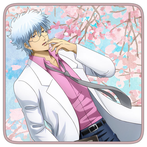 TVアニメ「3年Z組銀八先生」 描き下ろし 坂田銀八 フルカラーハンドタオル ホームルーム始めんぞーVer.[コスパ]《０３月予約》