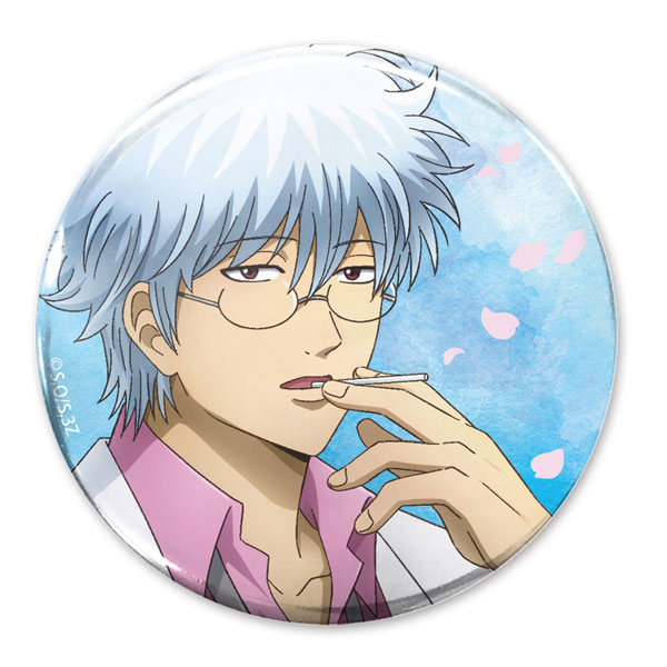 TVアニメ「3年Z組銀八先生」 描き下ろし 坂田銀八 65mm缶バッジ ホーム