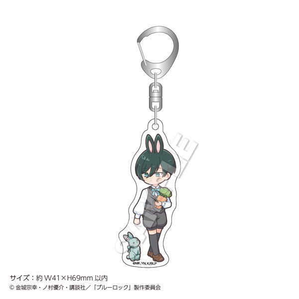 「ブルーロック」アクリルキーホルダーmini Rabbit 糸師凛[マズル]《０２月予約》