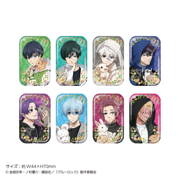 「ブルーロック」トレーディングスクエア缶バッジ Rabbit 8個入りBOX[マズル]《０２月予約》
