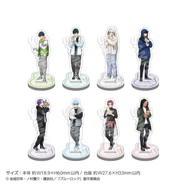 「ブルーロック」ミニミニアクリルスタンドCollection Rabbit 8個入りBOX