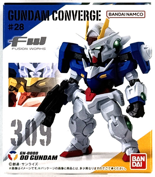 【中古】(本体A-/箱B)FW GUNDAM CONVERGE #28 ダブルオーガンダム[バンダイ]《発売済・在庫品》