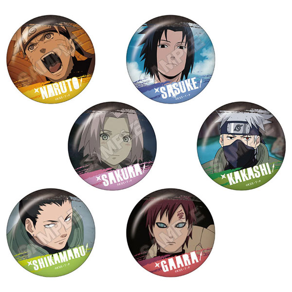 NARUTO-ナルト- 疾風伝 場面写vol.2 缶バッジ 6個入りBOX