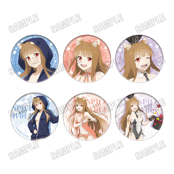 狼と香辛料 MERCHANT MEETS THE WISE WOLF」 描き下ろし缶バッジ