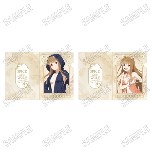 「狼と香辛料 MERCHANT MEETS THE WISE WOLF」 描き下ろしクリアファイルセット A[メディコス・エンタテインメント]《発売済・在庫品》