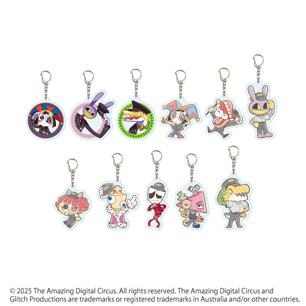 アクリルキーホルダー「アメイジング・デジタル・サーカス」01/駅員ver. 描き起こしイラスト 11個入りBOX