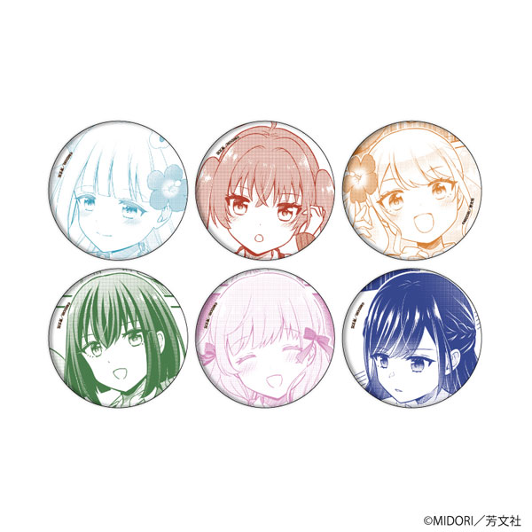 缶バッジ「ウクレア！」01/公式イラスト 6個入りBOX