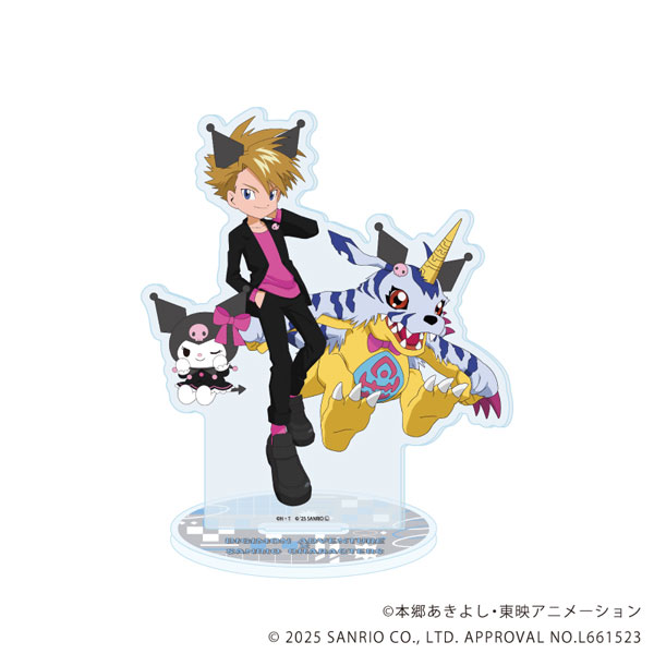 アクリルスタンド「デジモンアドベンチャー×サンリオキャラクターズ