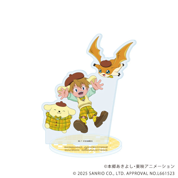 アクリルスタンド「デジモンアドベンチャー×サンリオキャラクターズ