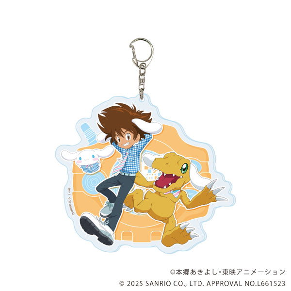 デカアクリルキーホルダー デジモンアドベンチャー×サンリオ