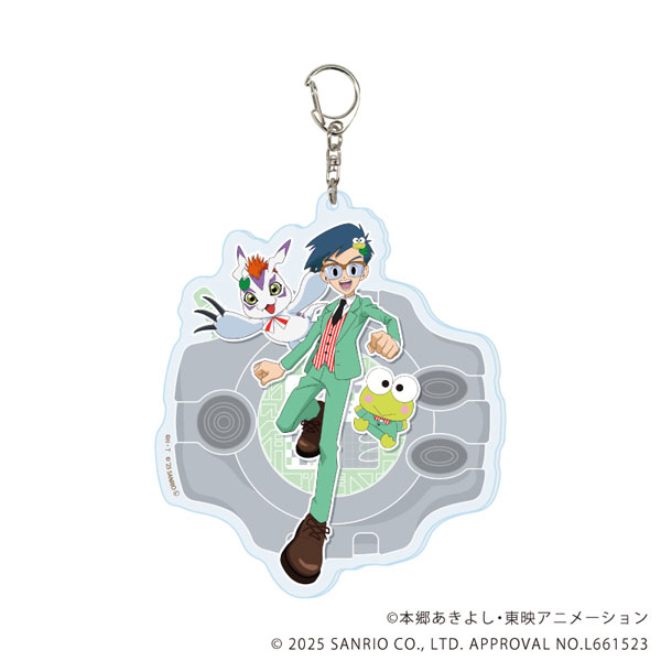 デカアクリルキーホルダー デジモンアドベンチャー×サンリオ