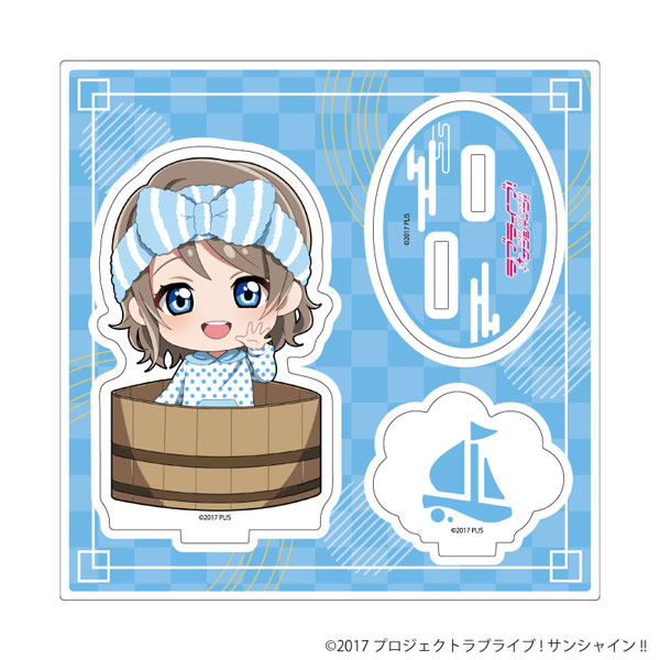 アクリルスタンドプレート「ラブライブ！サンシャイン！！」14/銭湯ver