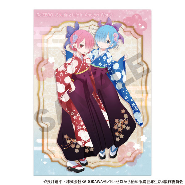 Re：ゼロから始める異世界生活 シングルクリアファイル レトロモダン[クラックス]《発売済・在庫品》