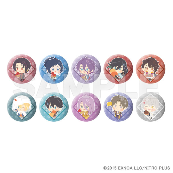 わんぱく！刀剣乱舞 in Tree Village トレーディング缶バッジ 10個入りBOX