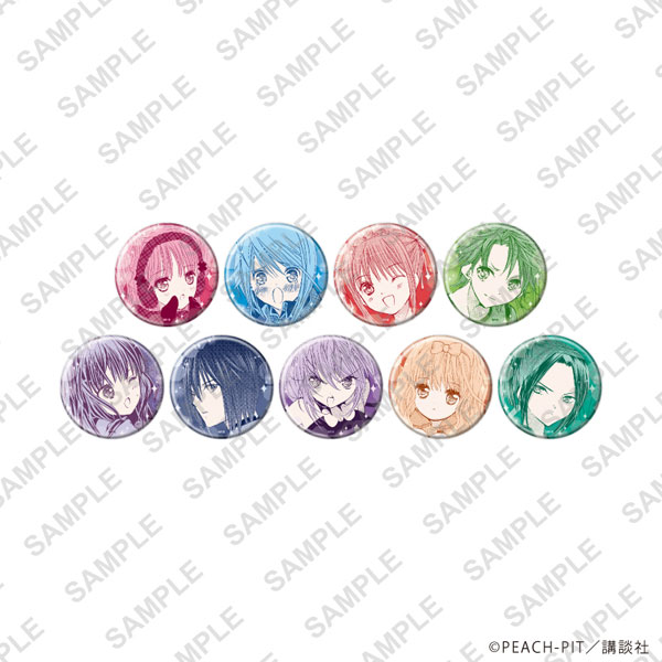 缶バッジ「しゅごキャラ！」29/キラキラデザイン 公式イラスト 9個入りBOX