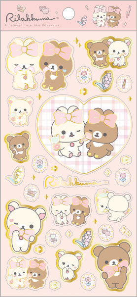 SE70801 リラックマ Makeup Rilakkuma シール[サンエックス]《在庫切れ》