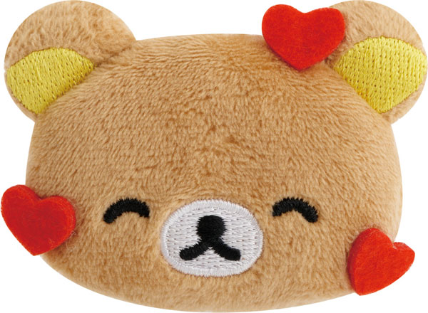 AB38602 リラックマ えもじずぬいぐるみ ぬいぐるみバッジ リラックマ