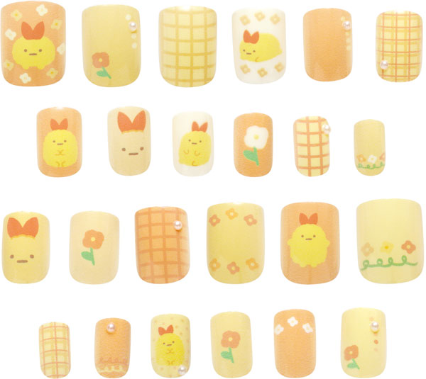 FE45208 すみっコぐらし ネイルチップ えびふらいのしっぽ[サンエックス]《発売済・在庫品》