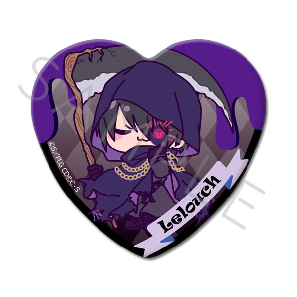 コードギアス 反逆のルルーシュ』第4弾 ハート型缶バッジ N-MA