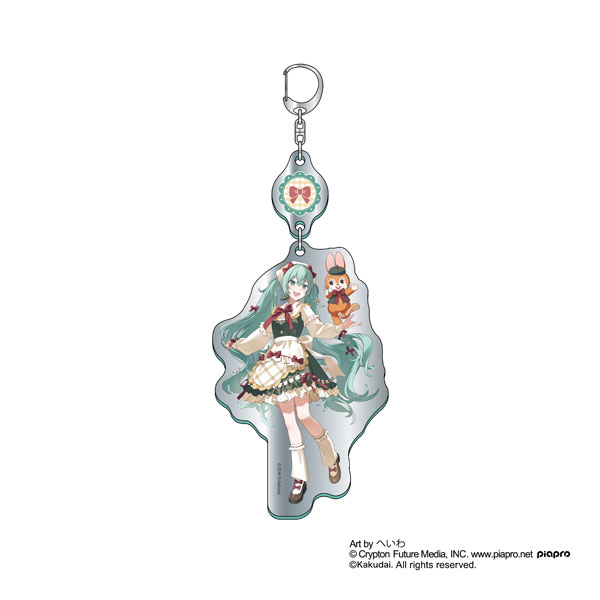 ミクッピーラムネ 2連ミラーアクリルキーホルダー初音ミク[サンタン