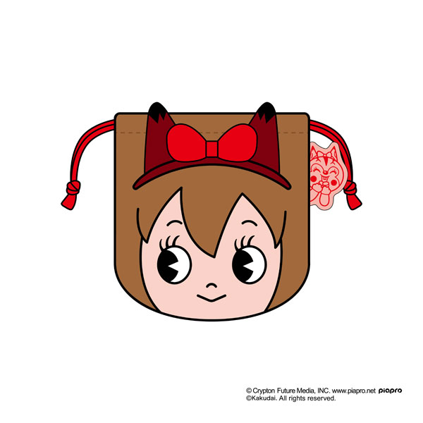 ミクッピーラムネ ダイカットフェイス巾着MEIKO[サンタン]《０５月予約》