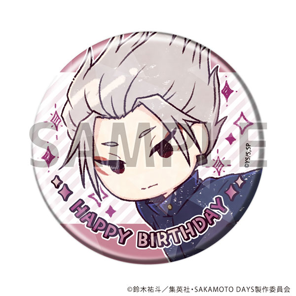 ホログラム缶バッジ(57mm)「SAKAMOTO DAYS」19/楽 誕生日ver.(グラフ
