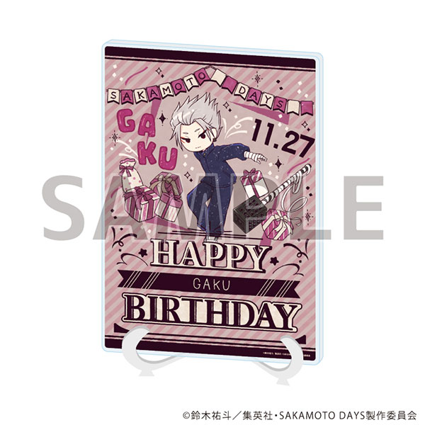 アクリルアートボード(A5サイズ)「SAKAMOTO DAYS」14/楽 誕生日ver