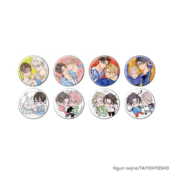 ホログラム缶バッジ(65mm)「野白ぐり A HOLIDAY Picnic Mood」01/描き