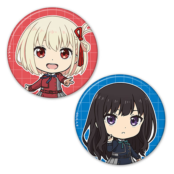 リコリス・リコイル 缶バッジ2個セット 千束＆たきな vol.1[アズ