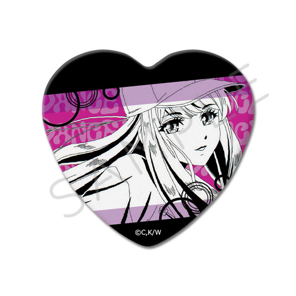 TVアニメ『ワンダンス』 ハート型缶バッジ C(宮尾恩)[シンク